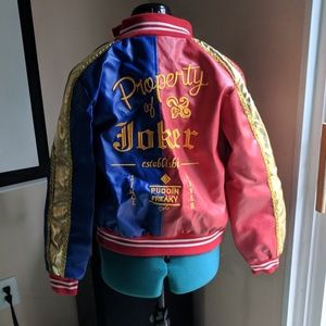 Harley Quinn vegan jacket brand new